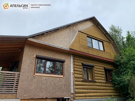 Монтаж металлосайдинга + металлочерепицы Grand Line д. Куйвози