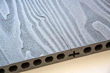 Бесшовная террасная доска из МПК, 140х25х3000, бронза