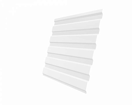 Профнастил С20А Гранд Лайн / Grand Line 0.4 PE Zn 100, цвет RAL 9003 (сигнально-белый)