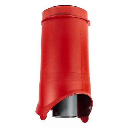 Изолированный вентиляционный выход Pipe-VT 100is/125/500 Krovent (Кровент) для канализации, красный