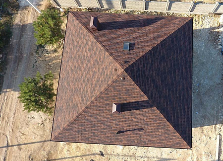 Гибкая черепица Docke Premium Женева, Кофе, 3,1 м2/уп