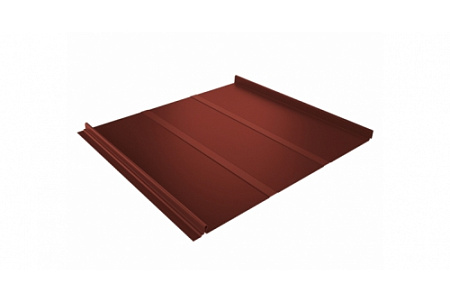 Кликфальц Line Гранд Лайн / Grand Line, Satin 0.5, цвет RAL 8004 (терракота)