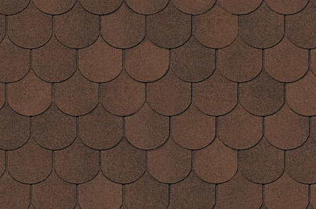Гибкая черепица Tegola Comfort Assisi, marrone 434