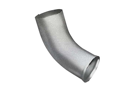 Колено стока D125/90 Grand Line PE, покрытие Zn