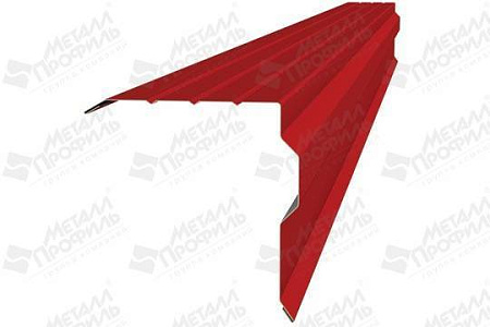 Планка торцевая Металл Профиль, PURMAN 0.5, 135х145х2000 мм, цвета по каталогу RAL и RR