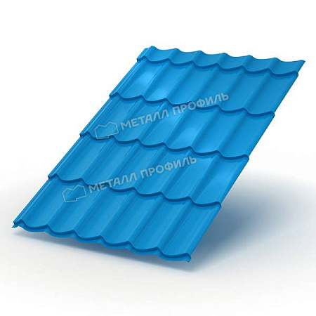 Металлочерепица Металл Профиль (Ламонтерра, Ламонтерра X, Макси), NormanMP 0.5, синее небо RAL5015 Металлочерепица Металл Профиль (Ламонтерра, Ламонтерра X, Макси), NormanMP 0.5, синее небо RAL5015