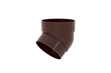 Колено трубы 67º ПВХ Grand Line 135/90 мм, RAL 8017 шоколад