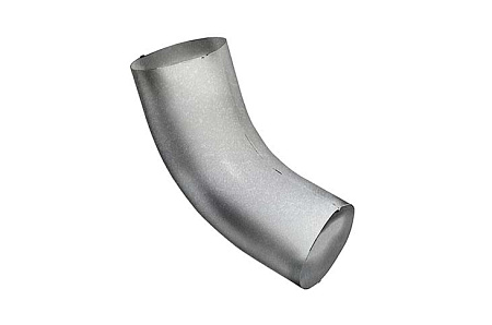 Колено трубы круглое 60° D125/90 Grand Line PE, покрытие Zn