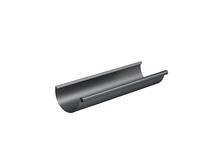 Желоб водосточный D125 Aquasystem PU Matt, 3 м, RAL 7024 графит