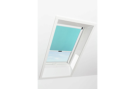 Штора рулонная затемняющая Roto ZRV M, 114x160, бирюзовая