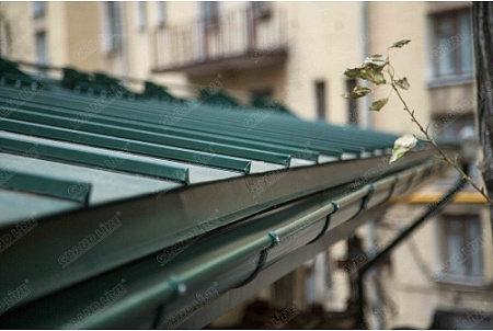 Колено водостока Grand Line PU 90 мм, черный RAL 9005