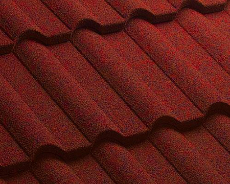 Композитная черепица Gerard Milano, 1215x369мм, spanish red