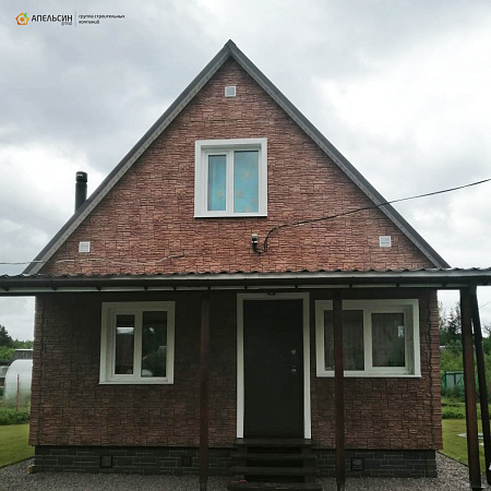 Монтаж фасада панелями Альта Профиль в СНТ Чаща Монтаж фасада панелями Альта Профиль в СНТ Чаща