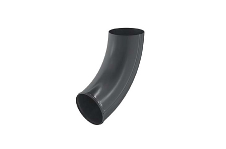 Отвод трубы D100 Aquasystem PU, RAL 7024 графит