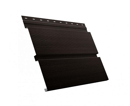 Софит металлический Квадро Брус с перфорацией Grand Line / Гранд Лайн, Print elite 0.45, цвет Coffee Wood (Кофейное дерево)