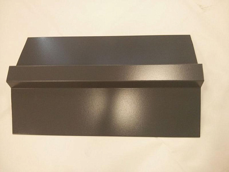 Конек плоский, PE 0.45, 150x150x2000 мм, цвета по каталогу RAL и RR