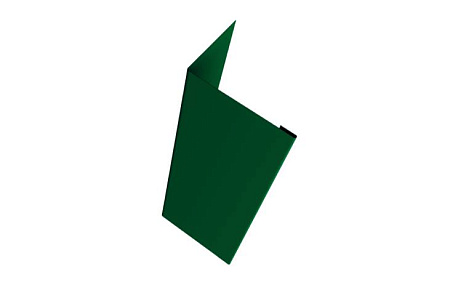 Нащельник 25х35 жалюзи (для калиток и ворот) Grand Line Milan,Tokyo, 0,5 Satin, 1.68 м, RAL 6005 зеленый мох