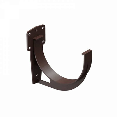 Кронштейн желоба D120 мм Деке Премиум / Docke Premium, цвет шоколад (Ral 8019)