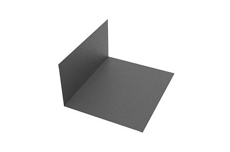 Планка примыкания Aquasystem Rooftop Бархат, длина 2 м, RAL 7016 антрацитово-серый