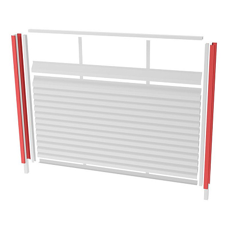 Декоративная накладка на столб жалюзи Grand Line Milan, Tokyo, 0,5 Satin, RAL 5005 сигнальный синий Декоративная накладка на столб жалюзи Grand Line Milan, Tokyo, 0,5 Satin, RAL 5005 сигнальный синий