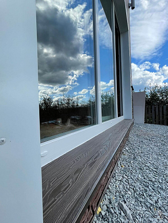 Ступень полнотелая TalverWood 3D фактура дерева, 4000х320х25, Венге