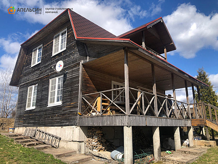 Монтаж фасада сайдингом Cedral и фасадными панелями Docke в Токсово Монтаж фасада сайдингом Cedral и фасадными панелями Docke в Токсово