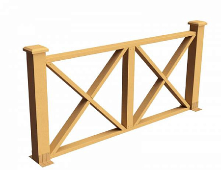 Секция ограждения Тауэр GRINDERDECO, 2104х1075 мм, песчаник