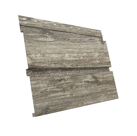 Металлический сайдинг Гранд Лайн / Grand Line профиль Квадро Брус, Print elite 0.45, цвет Nordic Wood (Северное дерево)
