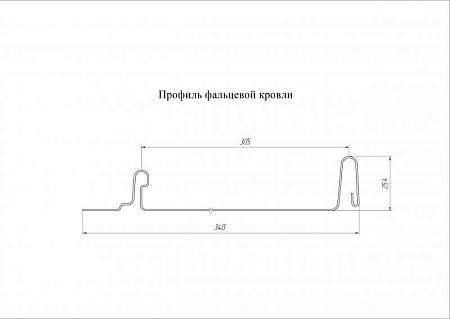 Кликфальц Mini Гранд Лайн / Grand Line, PE 0.45, цвет RAL 3005 (красное вино)