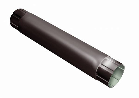 Труба круглая соединительная D125/90 Grand Line PE, 1.0 м , RAL 8017 коричневый Труба круглая соединительная D125/90 Grand Line PE, 1.0 м , RAL 8017 коричневый