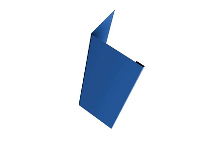 Нащельник 25х35 жалюзи (для калиток и ворот) Grand Line Milan,Tokyo, 0,7 PE, 1.68 м, RAL 5005 сигнальный синий