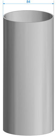 Труба водосточная Docke Standard, 1000 мм, RAL 6005 зеленый
