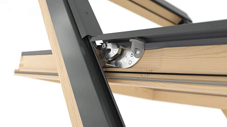 Деревянное двухкамерное мансардное окно триплекс  Dakea ULTIMA KEV B1800 M10A, 78x160