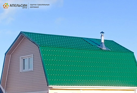 Монтаж металлочерепицы Grand Line в д. Орижцы