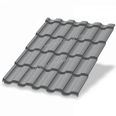 Металлочерепица Металл Профиль Монтекристо, PURETAN 0.5, темно-серый RR23 Металлочерепица Металл Профиль Монтекристо, PURETAN 0.5, темно-серый RR23