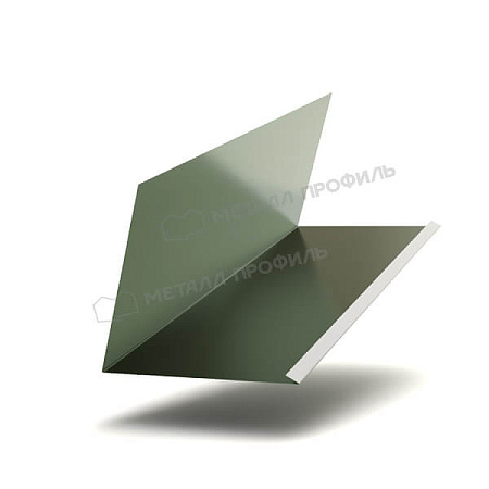 Планка примыкания верхняя к трубе FASTCLICK PURMAN 0.5, 250х240х2000 Tourmalin