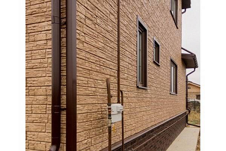 Фасадная панель Я-Фасад Grand Line Крымский сланец, янтарь