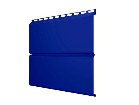Металлический сайдинг Гранд Лайн / Grand Line профиль ЭкоБрус, PE 0.45, цвет Ral 5002 (ультрамарин)