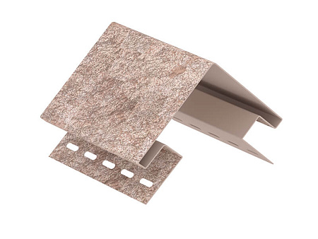 Наружный угол Ю-Пласт Сланец, 3050 мм, цвет бурый