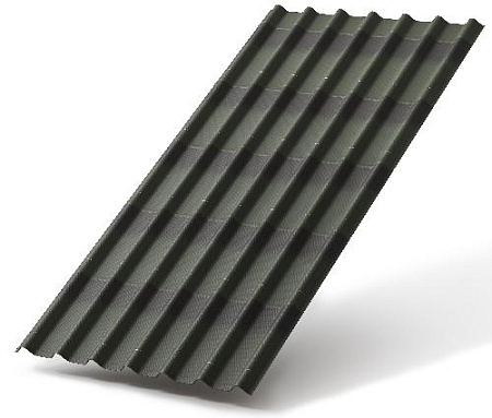 Черепица Ондулин 3.3 мм, зеленый