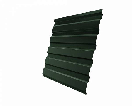 Профнастил С20А Гранд Лайн / Grand Line 0.5 GreenCoat Pural Zn 275, цвет RR 11 темно-зеленый (RAL 6020)