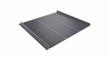 Кликфальц Line Гранд Лайн / Grand Line, PE 0.45, цвет RAL 7004 (сигнально-серый)