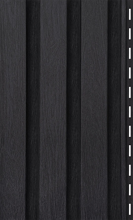 Сайдинг Timberblock Ю-Пласт, рейка фасадная, угольный, 3000х275
