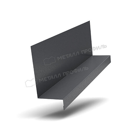 Планка примыкания боковая FASTCLICK NormanMP 0.5, 150х65х2000 RAL 7024 темно-серый