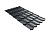 Волновой профиль Grand Line Kvinta plus 3D, 0,5 GreenCoat Pural BT Matt, Zn 275, RR2H3 (RAL 7016 антрацитово-серый)