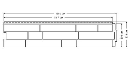 Фасадная панель Я-Фасад Grand Line Крымский сланец, песок