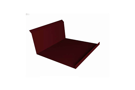 Планка примыкания нижняя Grand Line, Velur X 0.5, 122х260 мм, цвета по каталогу RAL и RR