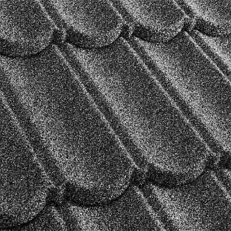 Композитная черепица Метротайл (Metrotile) серия MetroBond, цвет сланцевый, 1330х410 мм
