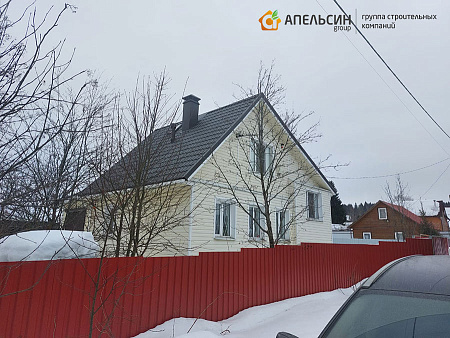 Монтаж кровли металлической черепицей в пос. Осельки
