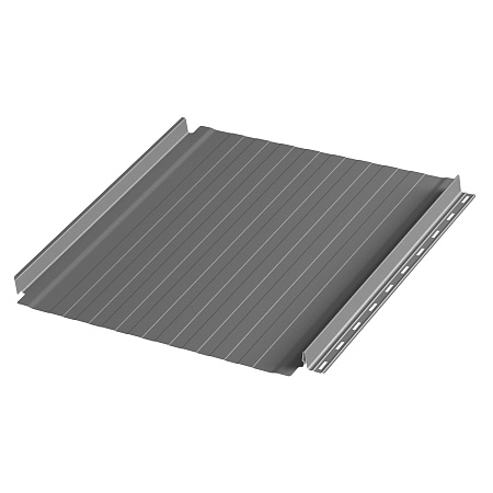 Профиль Aquasystem AQUACLICK Силуэт-8, Rooftop Кашемир PU, Zn275, RAL 7024 темно-серый